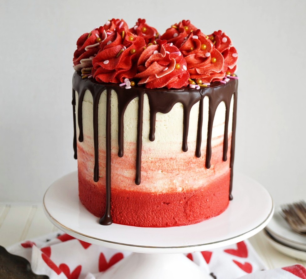 Perfect Red Velvet Cake with Cream Cheese Frosting - Glorious Treats