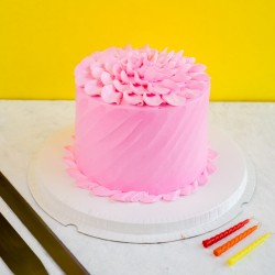 Pink Cream Strawberry Cake [1kg]