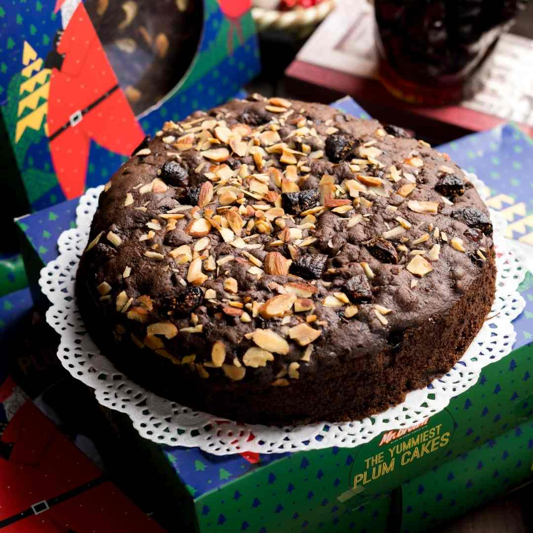 Buy Organic Gluten-free Plum Cake - Rich Fruit & Nut Christmas Cake Online  at Lowest Price in Bangalore for Home Delivery | Dry Fruit and Nut  Christmas Cake - no Alcohol -