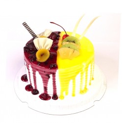 Blueberry N Pineapple Flavor Cake