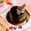 Chocolate Truffle Fantasy Heart cake