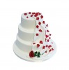Rose Petal Wedding Cake