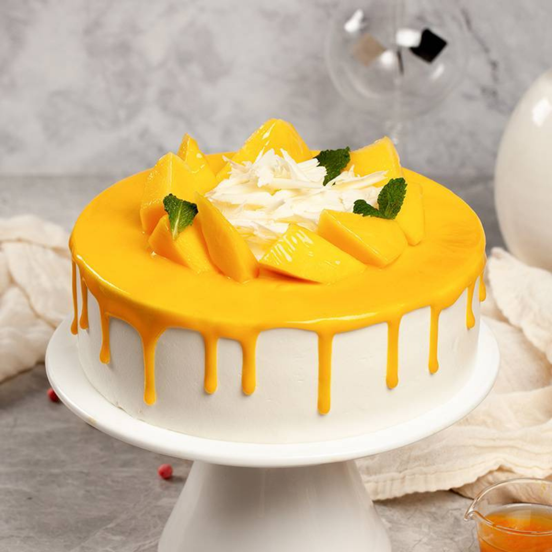 50 Mango Cake Design (Cake Idea) - October 2019 | Mango cake, Fresh fruit  cake, Yummy cakes