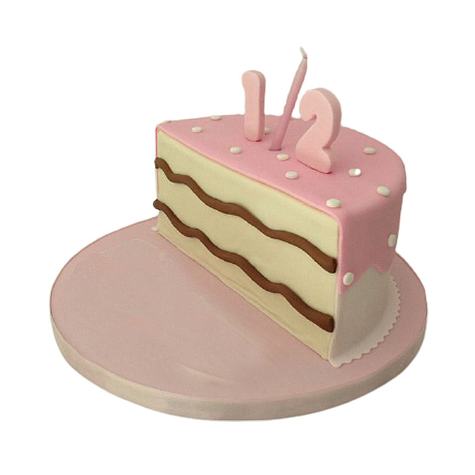 Half Birthday Cake Idea /6 month baby birthday cake / Baby girl Birthday  Cake / 1/2 cake decoration - YouTube