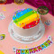 Rainbow-Pineapple-Eggless-Cake