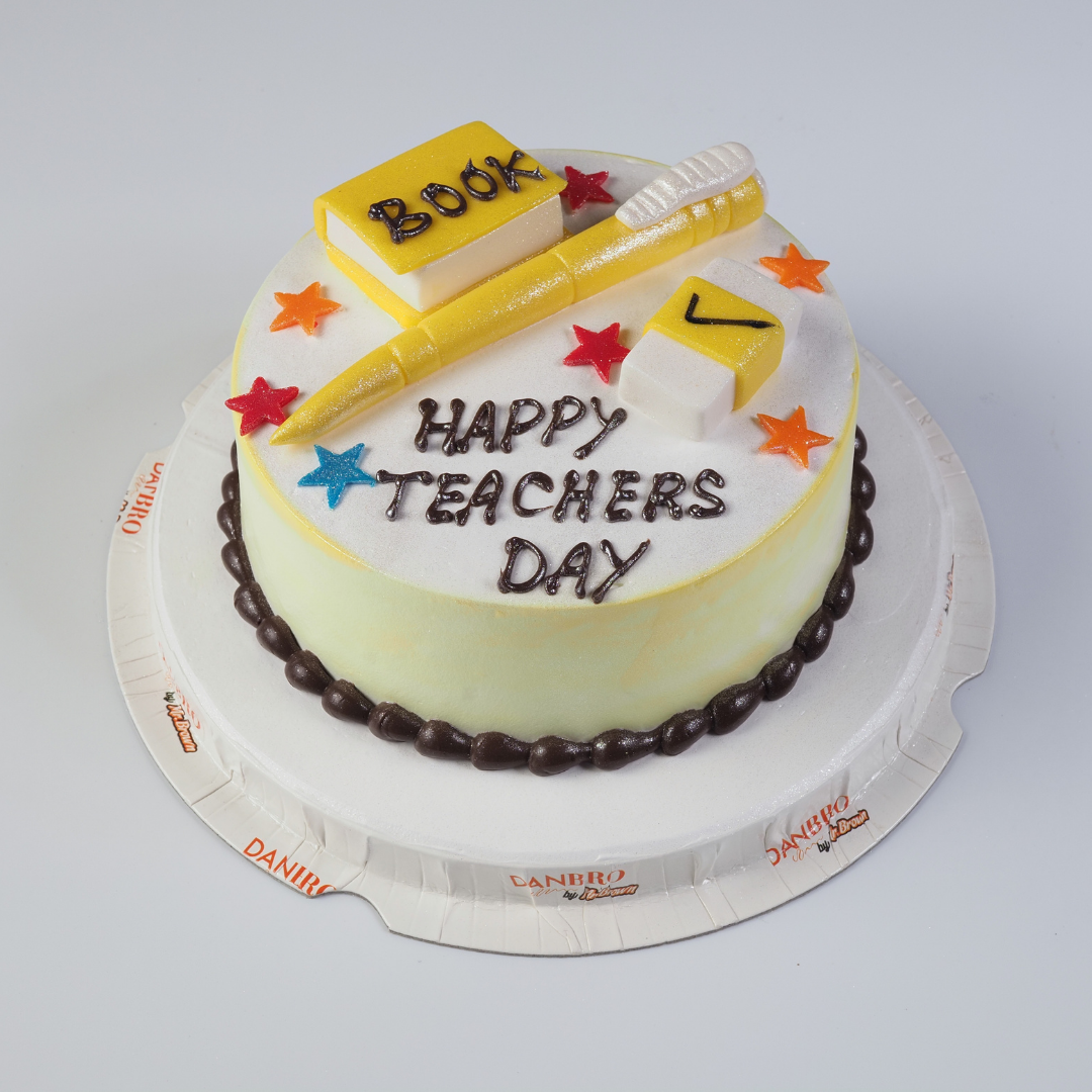 Order Online Designer Teachers Day Cake | Blissmygift