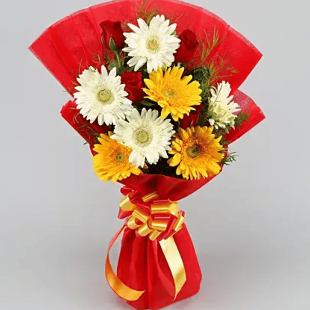 Mixed Flower Bouquet, Lucknow
