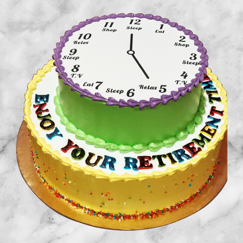 Chololecious Retirement Cake For Father - Wishingcart.in
