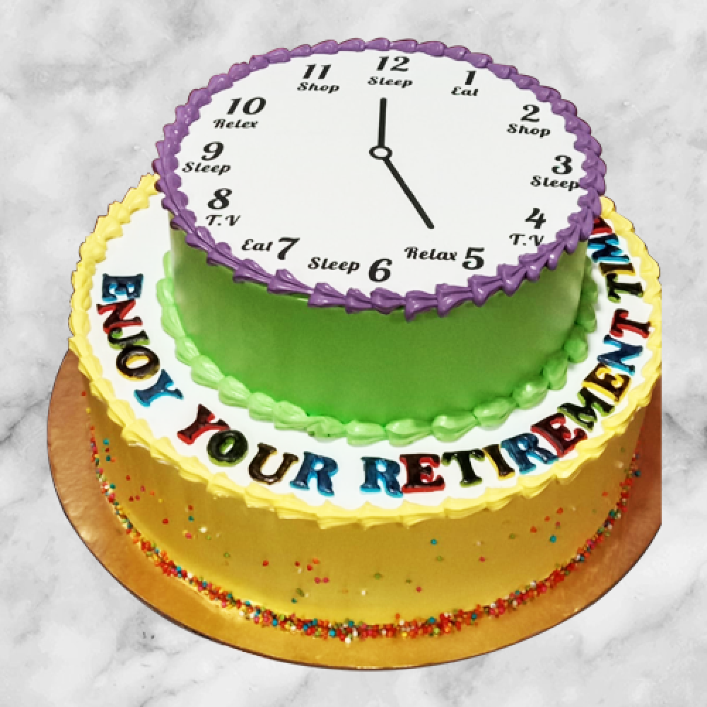 Retirement Cake | Pineapple Cake