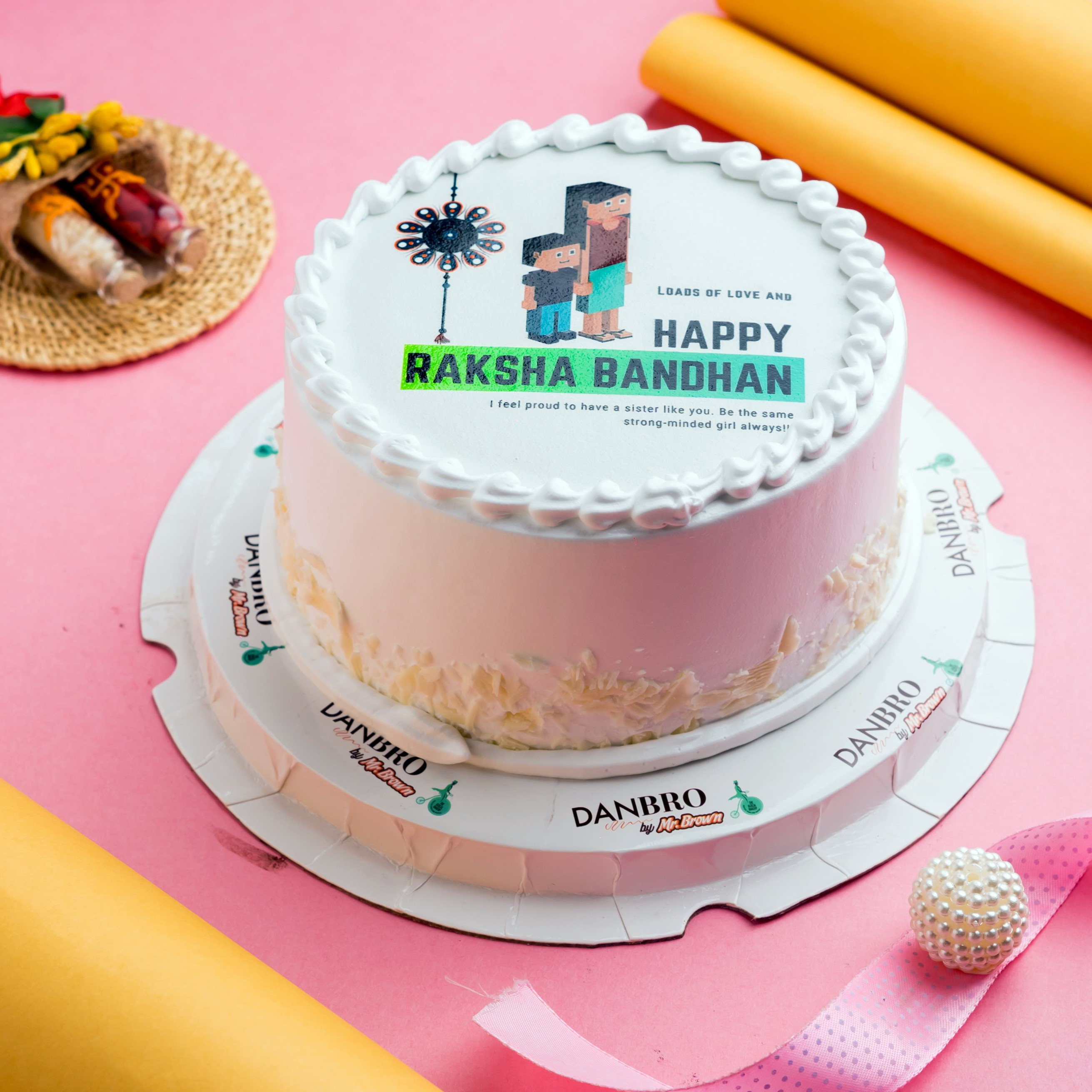 Happy Raksha Bandhan Cake Topper - Creative Gift Ideas