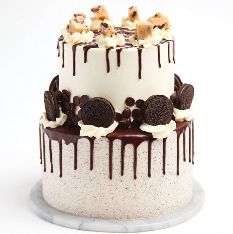 Two Layer Blackforest Cake
