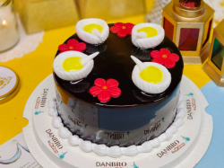 Diwali Theme Chocolate Cake