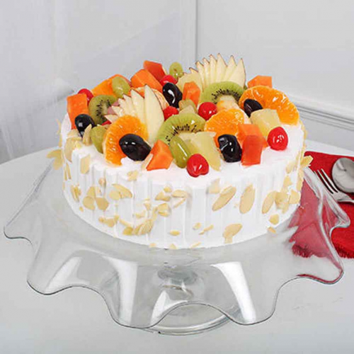 Fruit cake | How to make fruit cake |Creamy vanilla fruit cake recipe -  SpicyKitchen