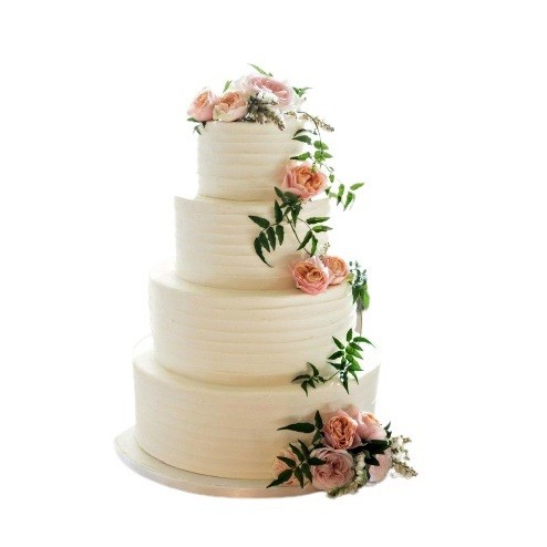 Flower Engagement Cake
