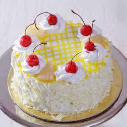 Cherry Round Pineapple Cake [500g]