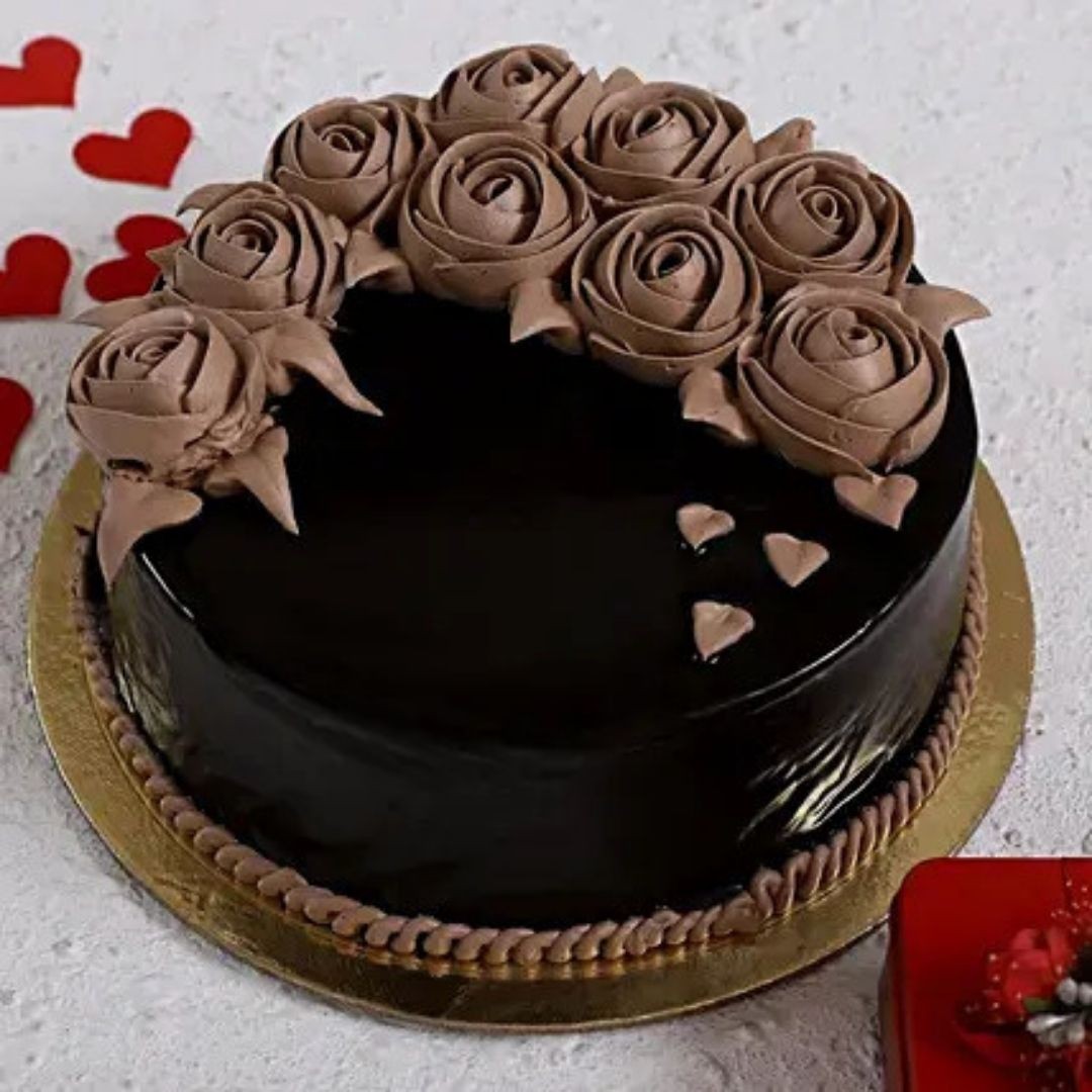 Strawberry Chocolate Birthday Cake-Chocolate Birthday Cakes in Lahore