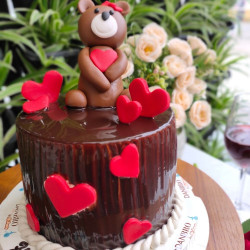Teddy Day Special Chocolate cake 1 kg