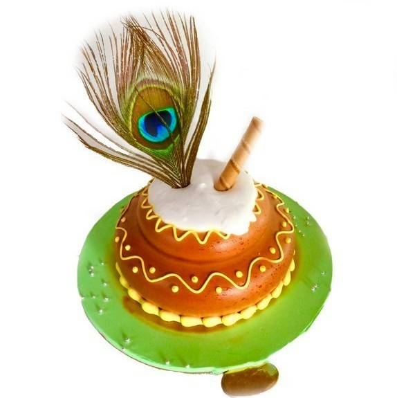 Janmashtami Theme Matka Cake - Kanchrapara