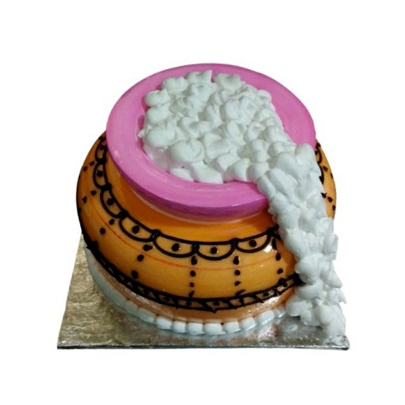 Rasmalai Handi Cake - Decorated Cake by Sayantanis - CakesDecor