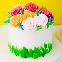 Floral Pineapple Cake [1kg]