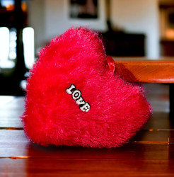 Red Heart Soft Pillow