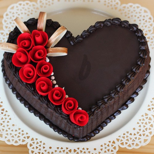 Heart German Truffle Cake [1kg]