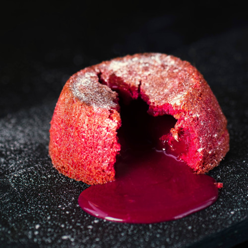 Red Velvet  Center Filled Lava Cake