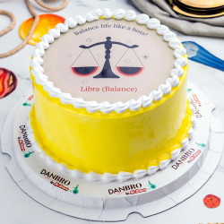 Mango Zodiac Cake (Libra)