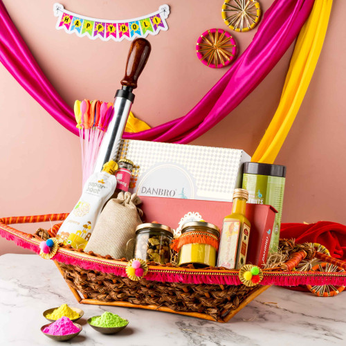 Luxury Holi Basket with Handle