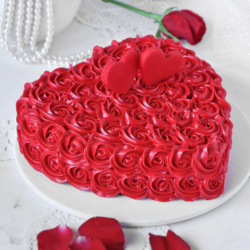 Rosy Red Velvet Cake