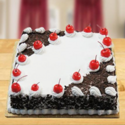 Flakey Square Blackforest Cake