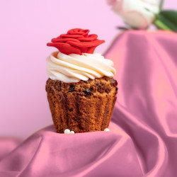 Blueberry Rose Bliss Cupcake